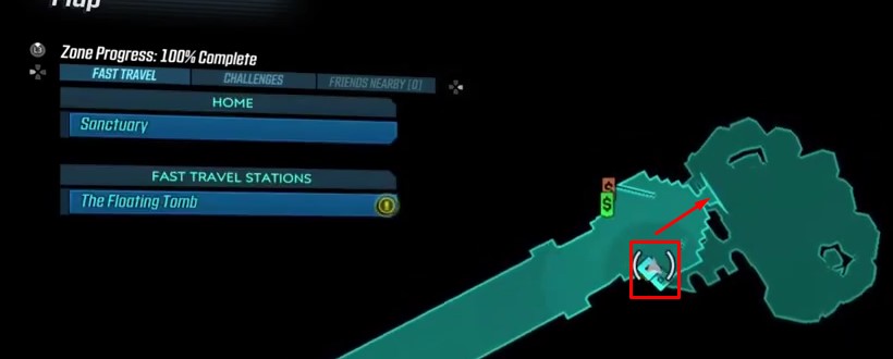 graveward location