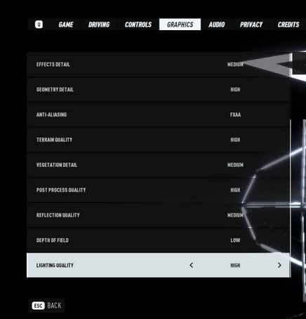 settings nfs heat