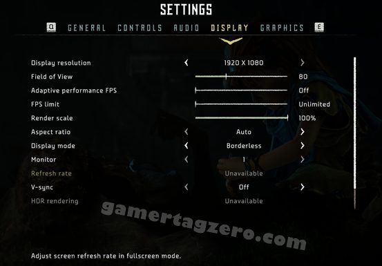 Horizon Zero Dawn bes graphics settings for fps a