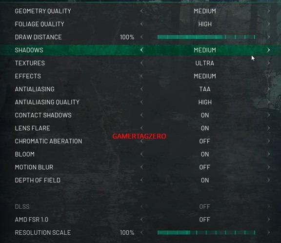 Chernobylite Best PC settings gametagzero