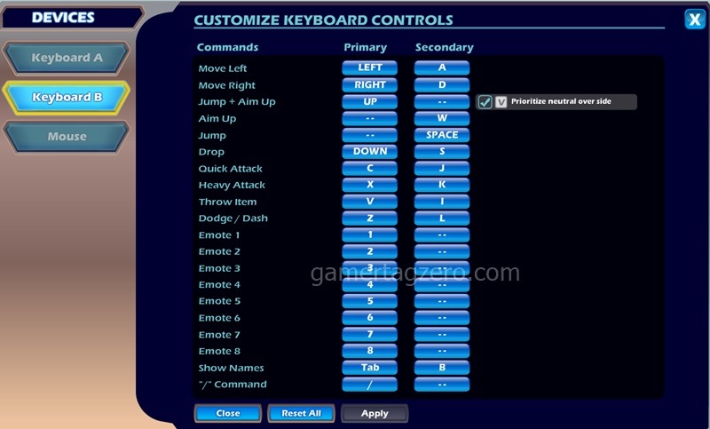 brawlhalla best pc keyboard settings controls gamertagzero