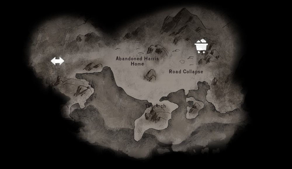 Crumbling Highway map
