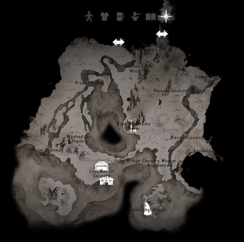 bleak inlet map