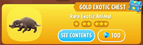 gold exotics animals