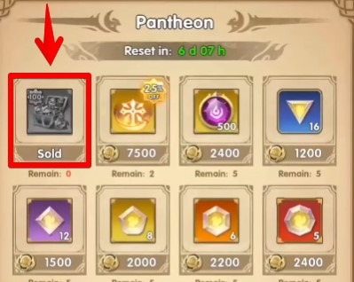 Mythic heroes shop guide