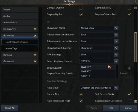 Best Gameplay Settings For Lost Ark