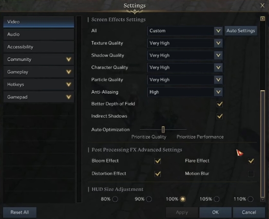 Best Settings For Lost Ark