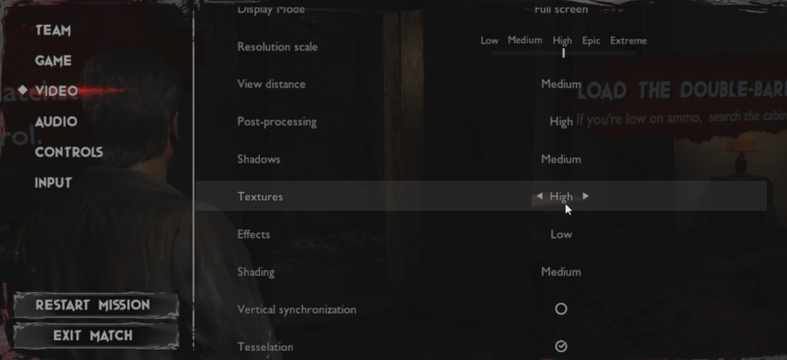 Evil Dead The Game Best Graphics Settings 2