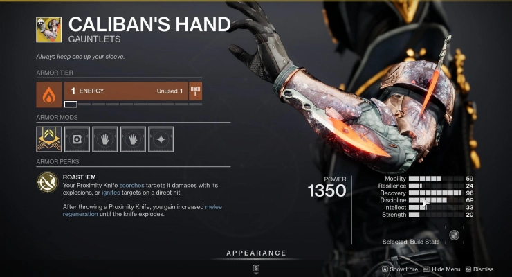 Destiny 2 - Caliban's Hand Perks