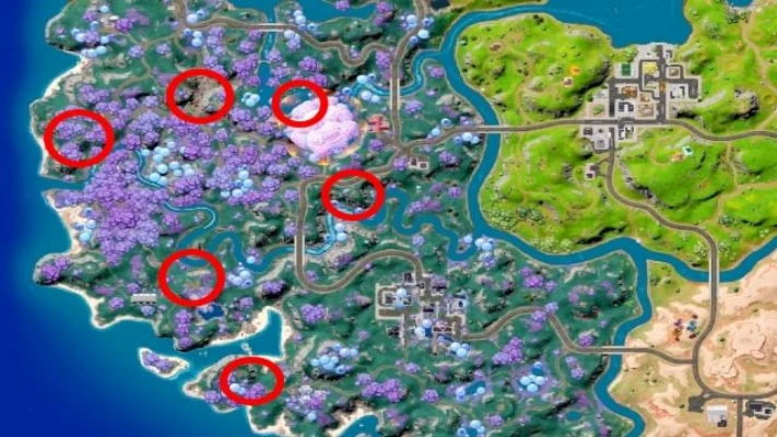 Fortnite Chapter 3 Season 3 - Geysers Locations