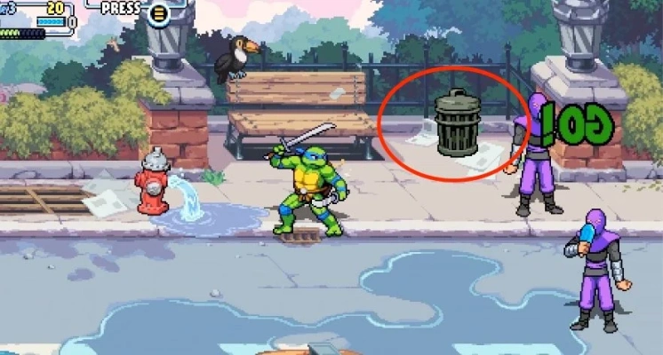 TMNT Shredder's Revenge - Items