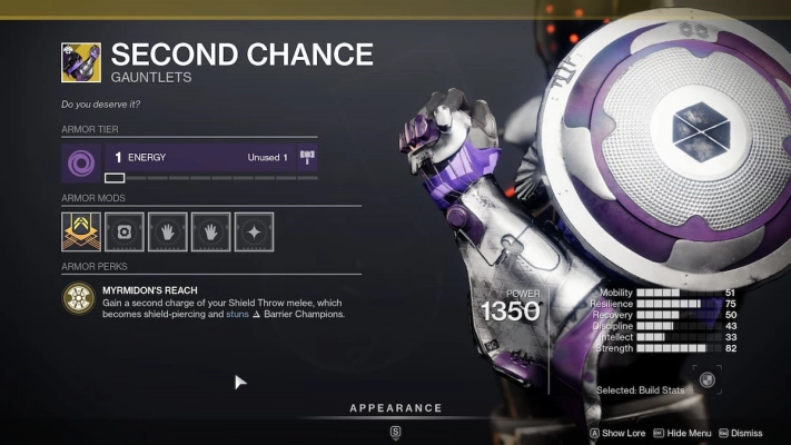Destiny 2 - Second Chance Features