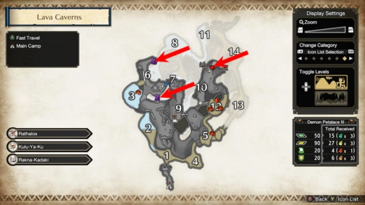 Monster Hunter Rise Sunbreak - Iridescent Bismuth Prisms Locations
