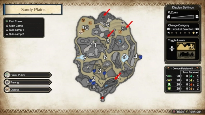 Monster Hunter Rise Sunbreak - Sandy Plains