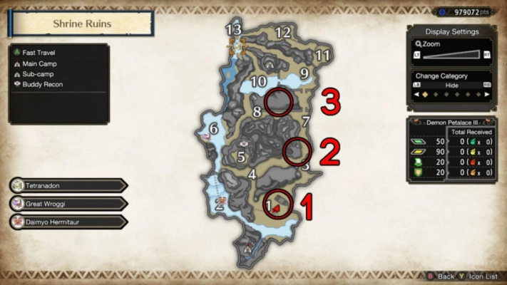 Monster Hunter Rise Sunbreak - Shrine Ruins Pawprint Ticket