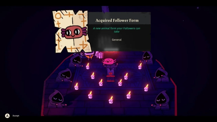 Cult of the Lamb - Axolotl Follower Form