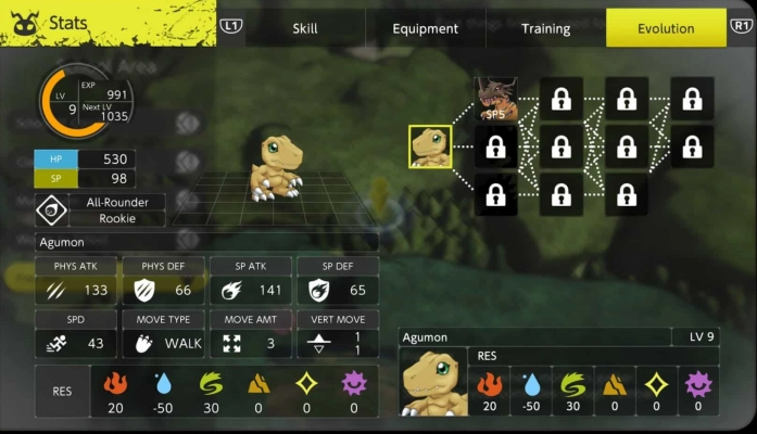 Digimon Survive - Digivolution
