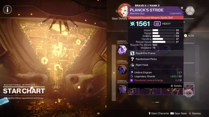 Destiny 2 - Planck's Stride Perks
