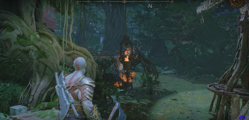 God of War Ragnarok -a Burning brambles