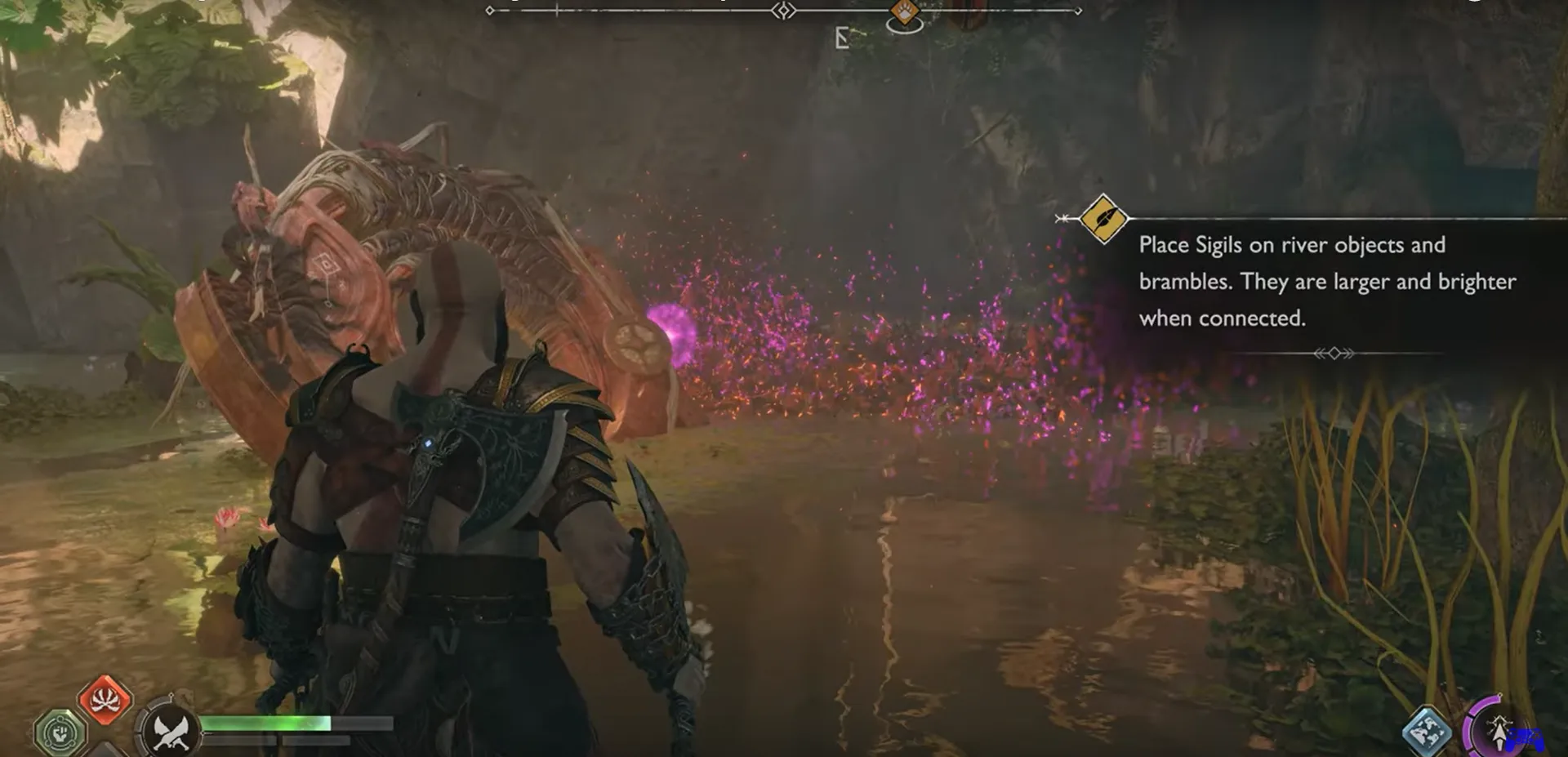 God of War Ragnarok - River cleared