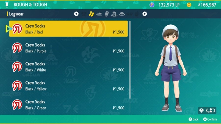 Pokemon Scarlet and Violet - Changing clothes
