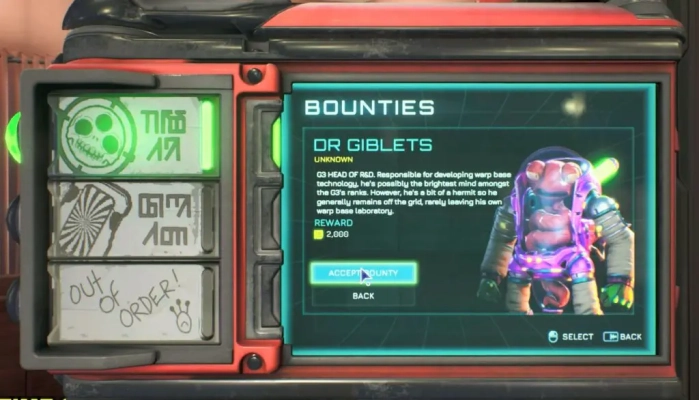 High On Life - Dr. Giblets bounty