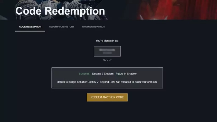 Destiny 2 - Lightfall Collector's Edition codes previously