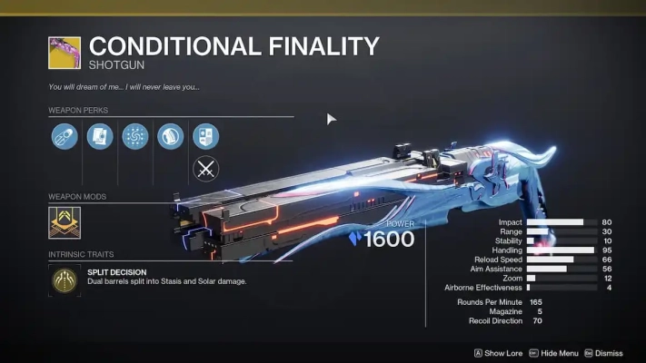 Destiny 2 - Lightfall - Conditional Finality