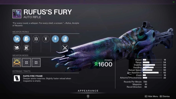 Destiny 2 - Lightfall - Rufus's Fury 