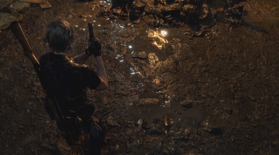 RE4 remake effect quality