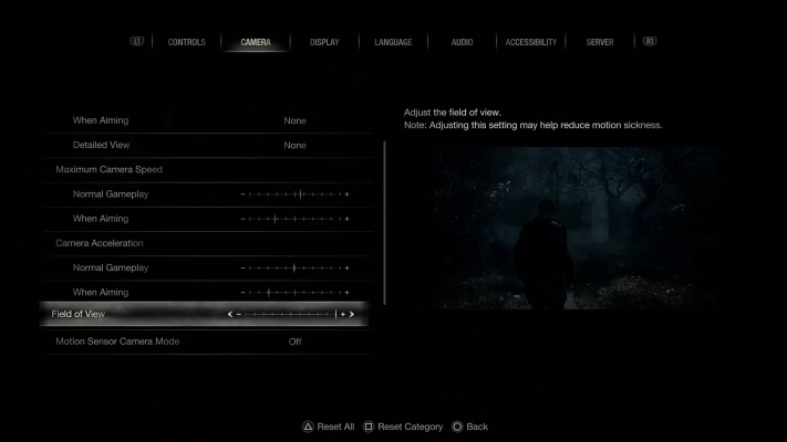Resident Evil 4 - FOV