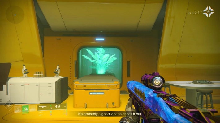Destiny - Lightfall - Hydroponics Delta Lost Sector map 2