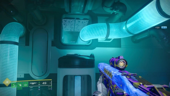 Destiny - Lightfall - Hydroponics Delta Lost Sector map 4
