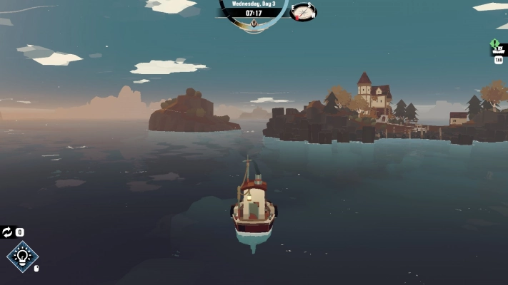 Dredge - two rocks islands