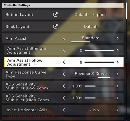 XDefiant controller settings