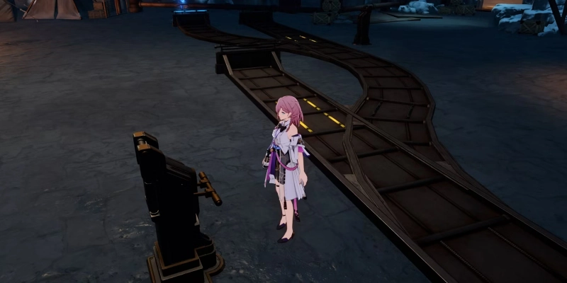 Honkai - Star Rail - great mine night rail track