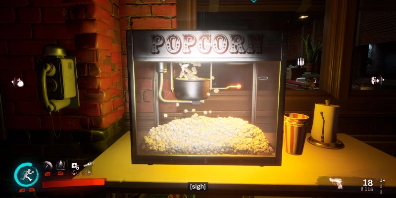 Redfall - popcorn machine fixed