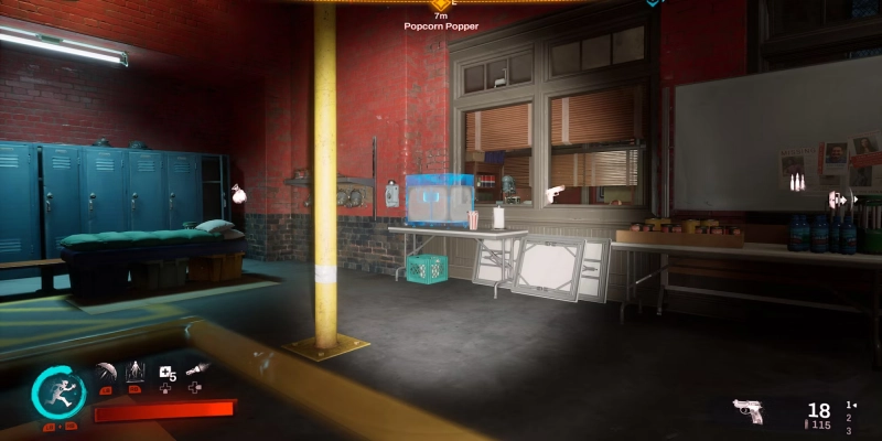 Redfall - popcorn machine located