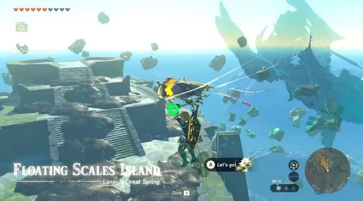 The Legend of Zelda - Tears of the Kingdom - Floating Scales Island