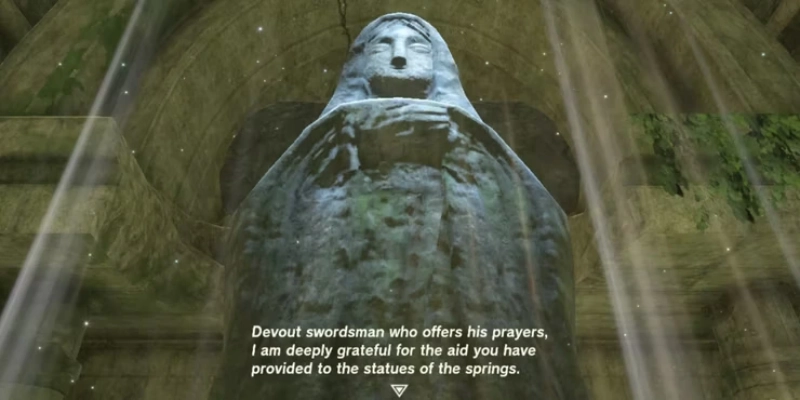 The Legend of Zelda - Tears of the Kingdom - Mother Goddess Statue