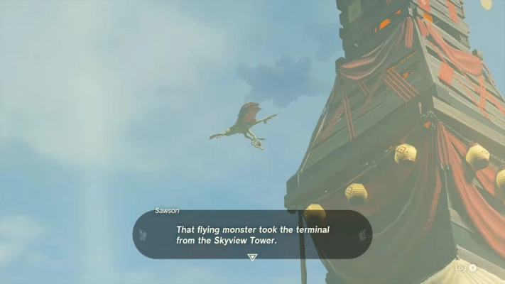 The Legend of Zelda - Tears of the Kingdom - Ulri Mountain Skyview Tower