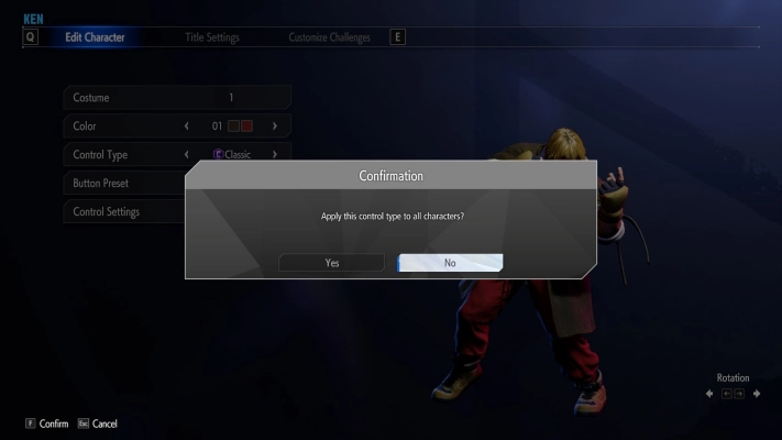 Street Fighter 6 - Saving changes