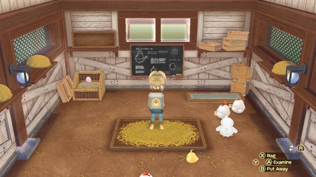 Story of Seasons - A Wonderful Life - Feeding chickens