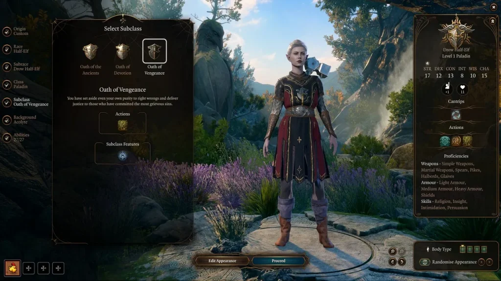 Baldur's Gate 3 - Oath of Vengeance