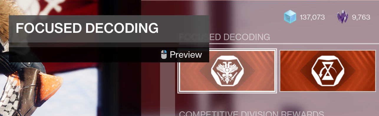 D2 focus decoding shax