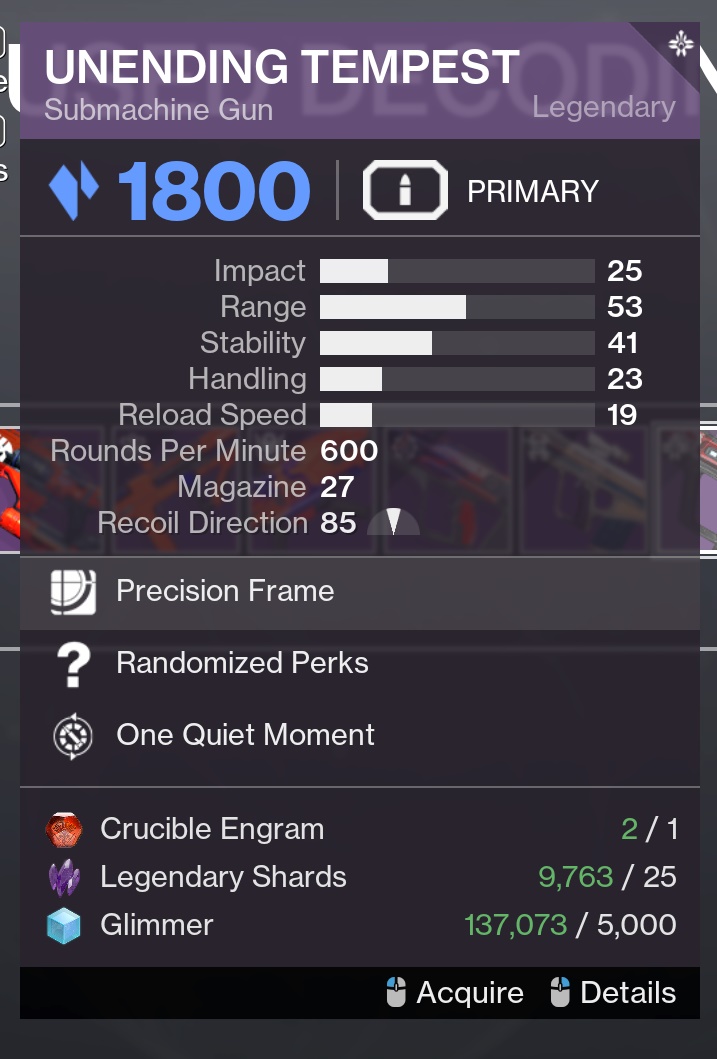 D2 unending tempest how to get