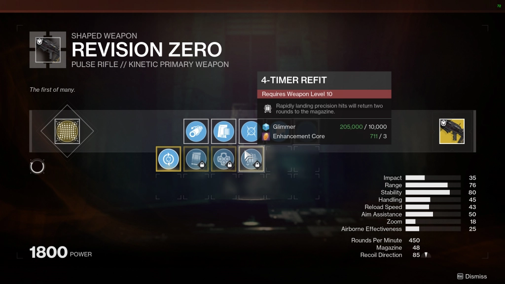 Destiny 2 - Revision Zero