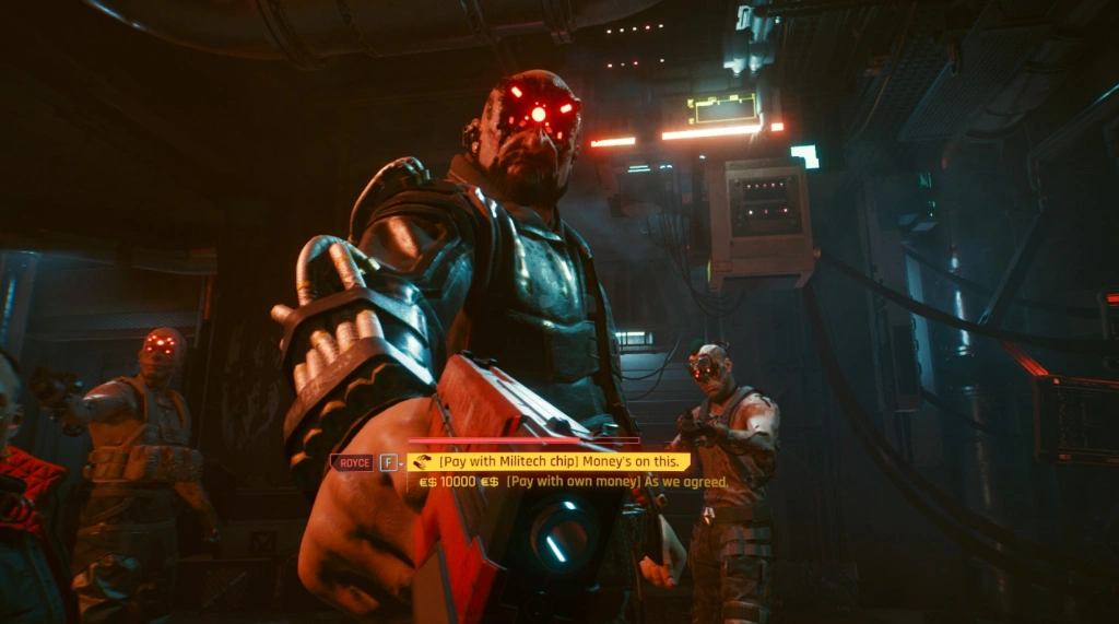 Cyberpunk 2077 - fighting Royce