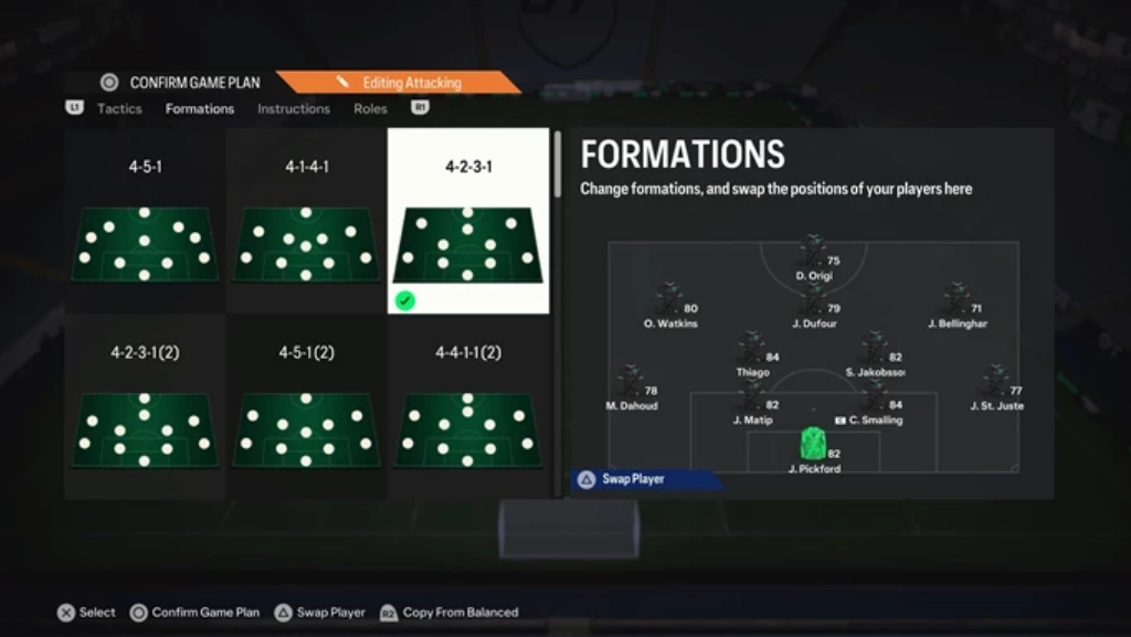 FC 24 - formations