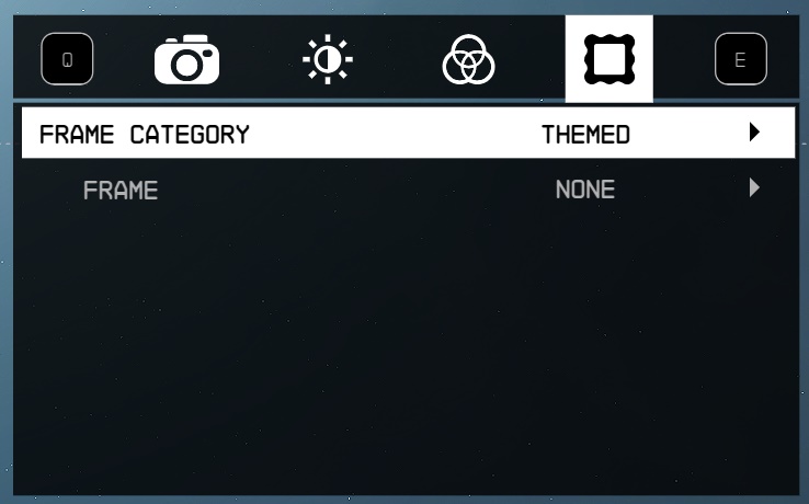 Photo Mode Options In Starfield